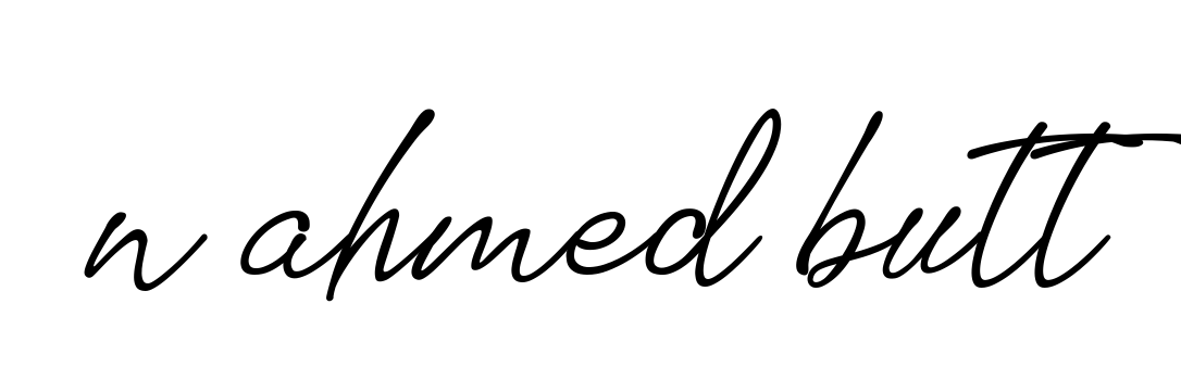 N-ahmed-butt signature