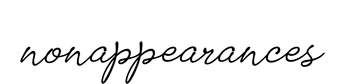 Nonappearances signature