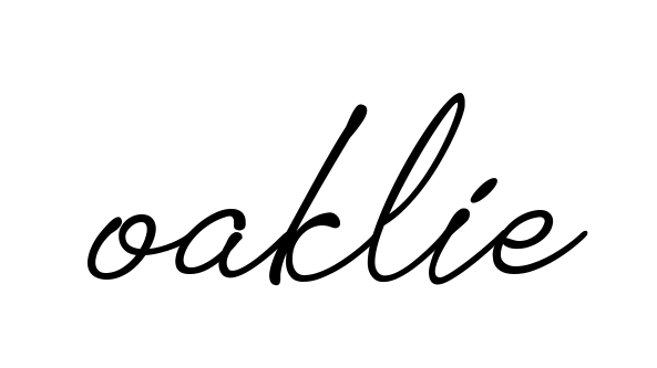 Oaklie signature