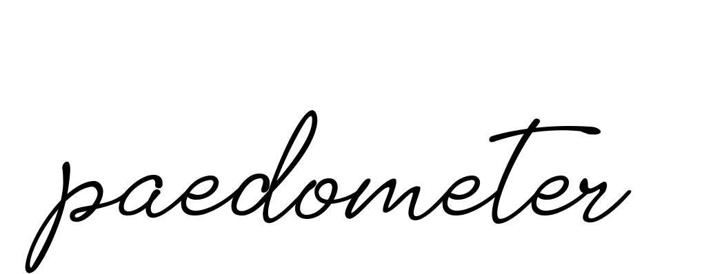 Paedometer signature