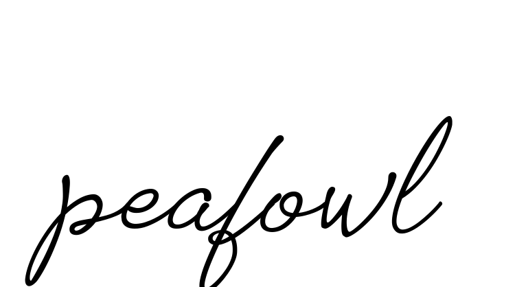 Peafowl signature