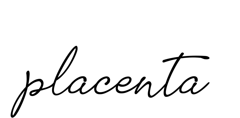 Placenta signature