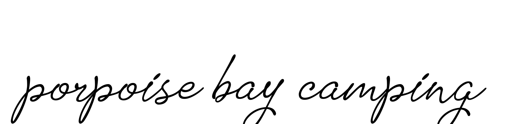 Porpoise-bay-camping signature