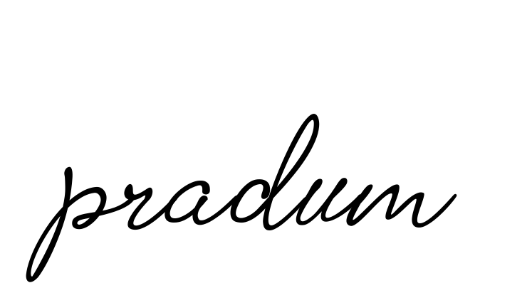 Pradum signature