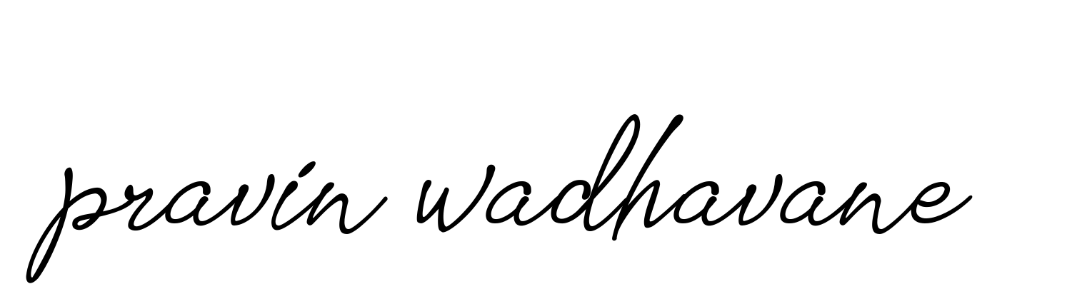 Pravin-wadhavane- signature