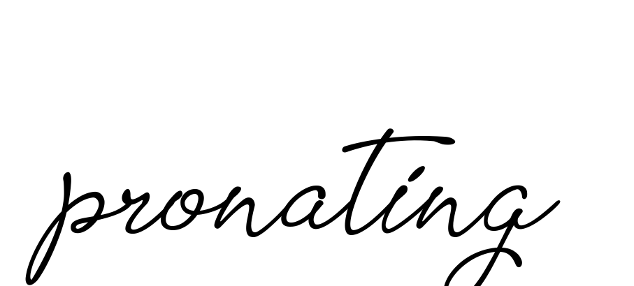 Pronating signature