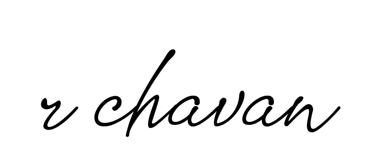 R-chavan signature