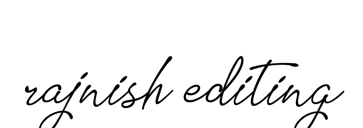 Rajnish-editing signature