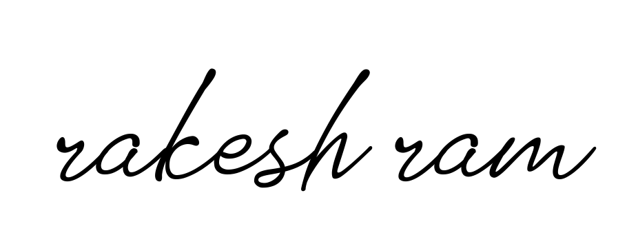 Rakesh-ram signature