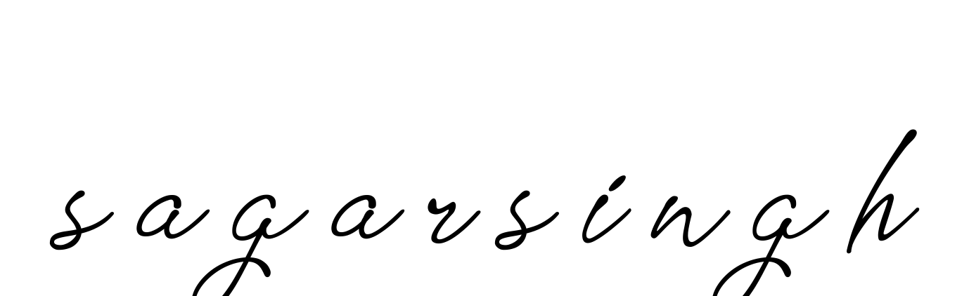 S-a-g-a-r-s-i-n-g-h signature