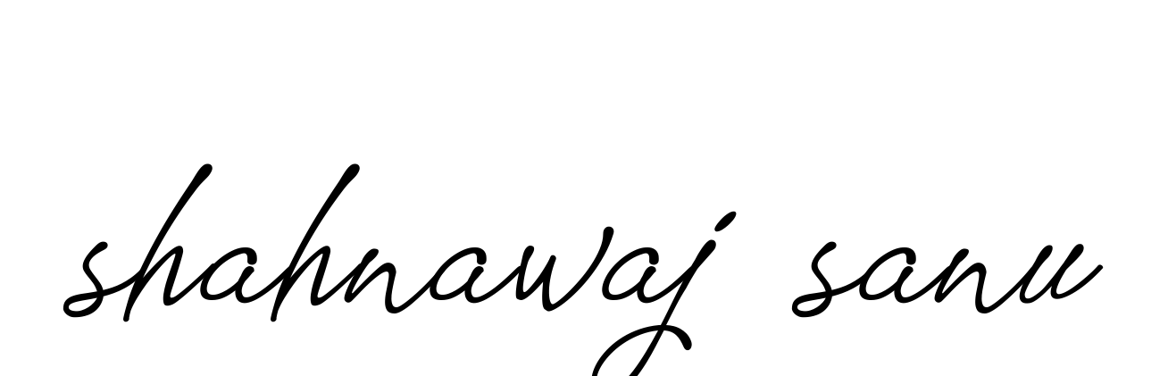 Shahnawaj--sanu signature