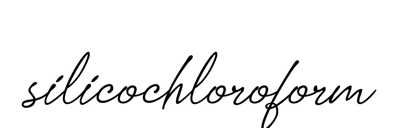 Silicochloroform signature