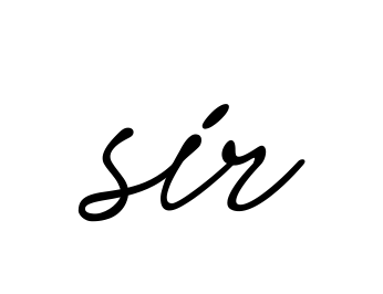 Sir signature