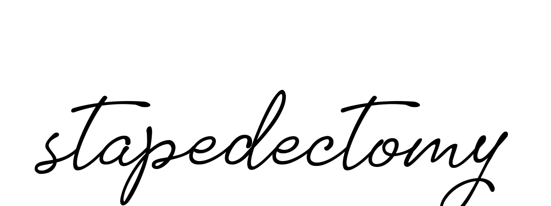 Stapedectomy signature