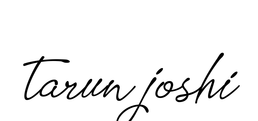 Tarun-joshi signature