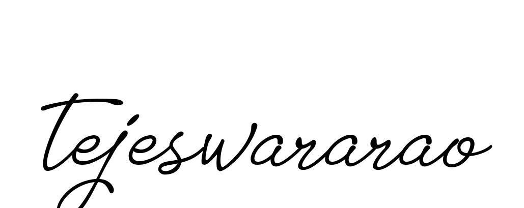 Tejeswararao signature