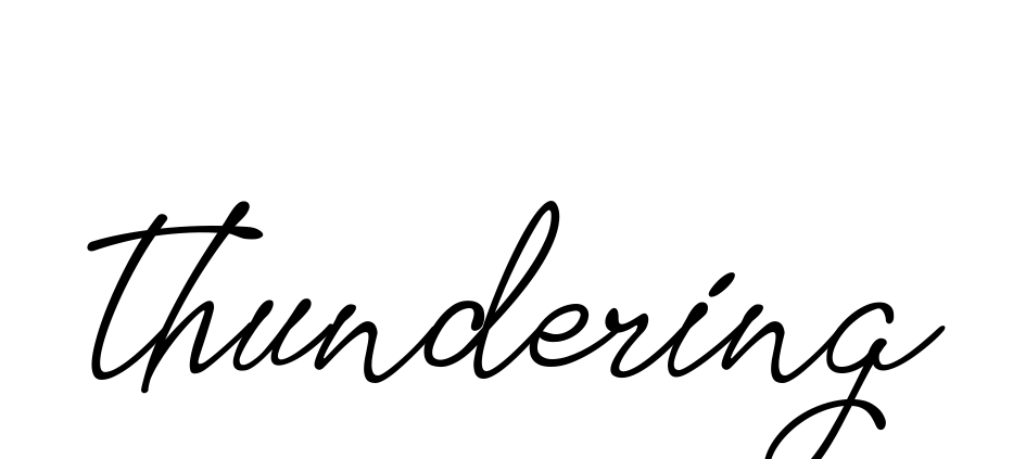 Thundering signature