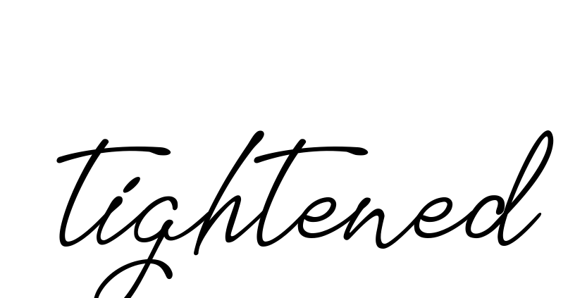Tightened signature