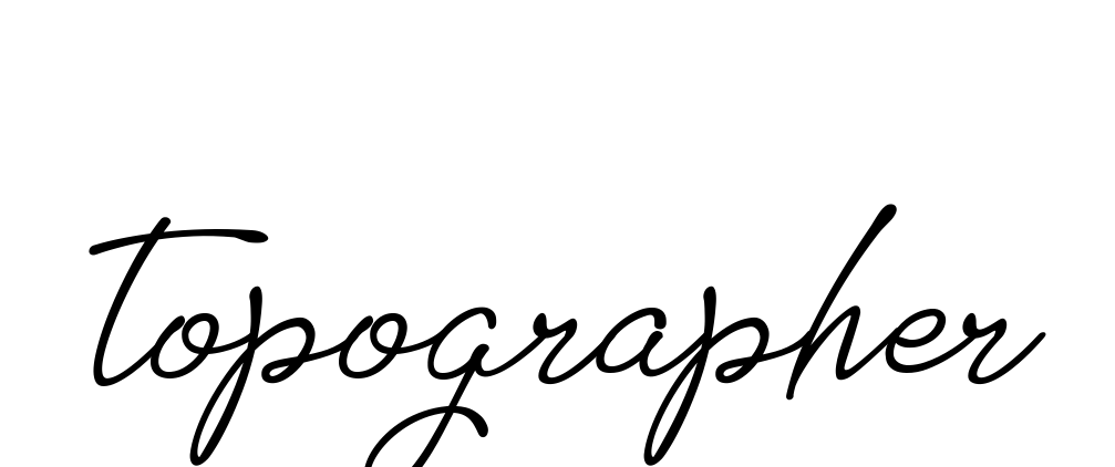 Topographer signature