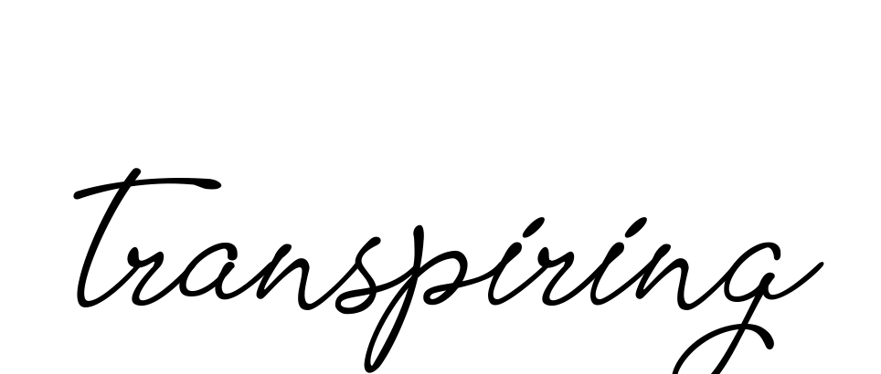 Transpiring signature