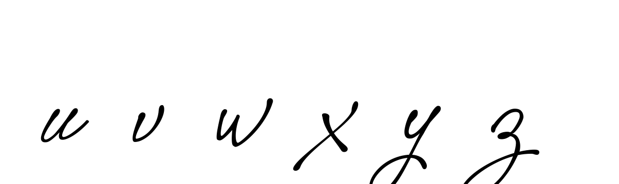 U--v--w--x--y--z-- signature