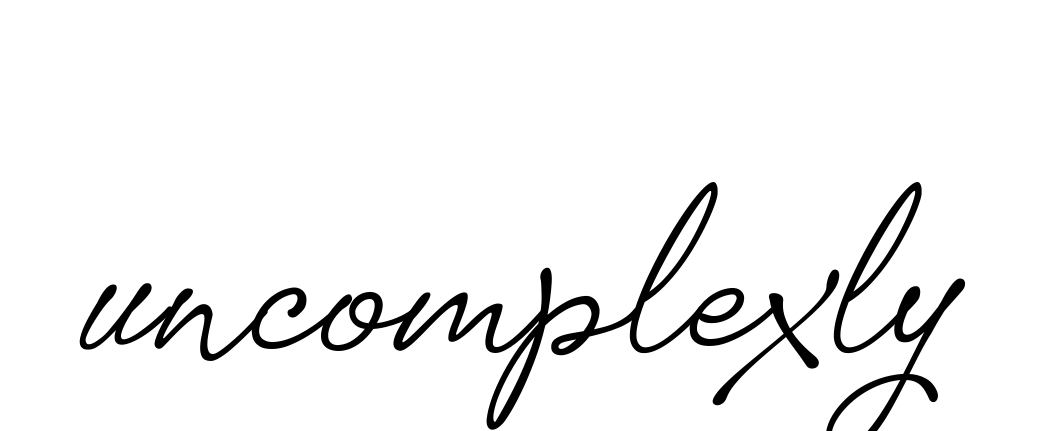 Uncomplexly signature