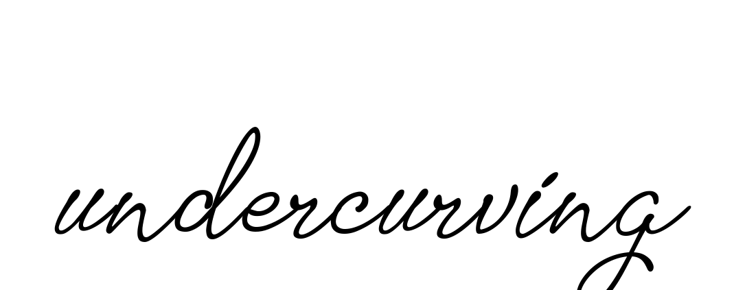 Undercurving signature