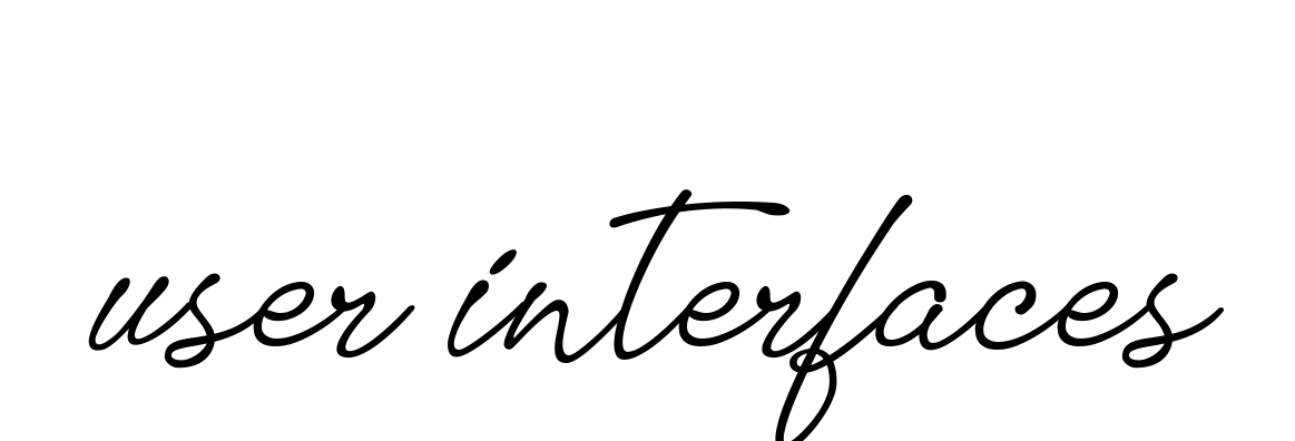 User-interfaces signature