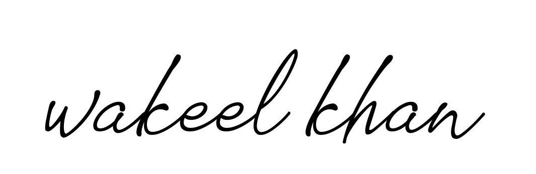 Wakeel-khan- signature