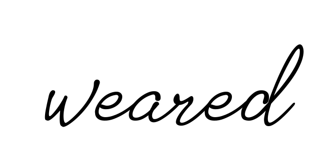 Weared signature