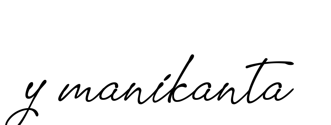 Y-manikanta signature