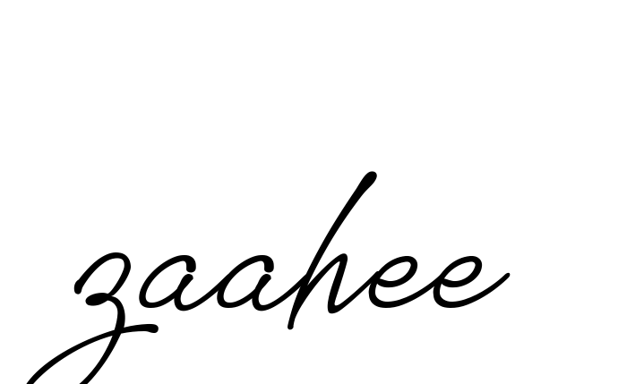 Zaahee signature
