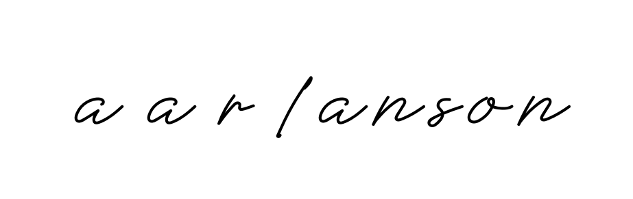 A-a-r-lanson signature