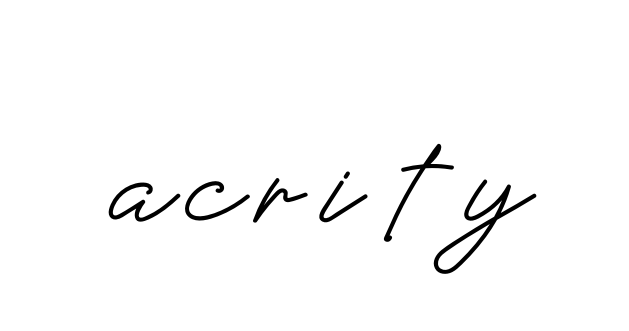Acrity signature