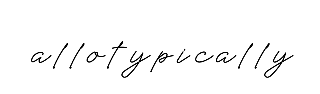Allotypically signature