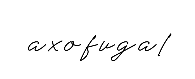 Axofugal signature