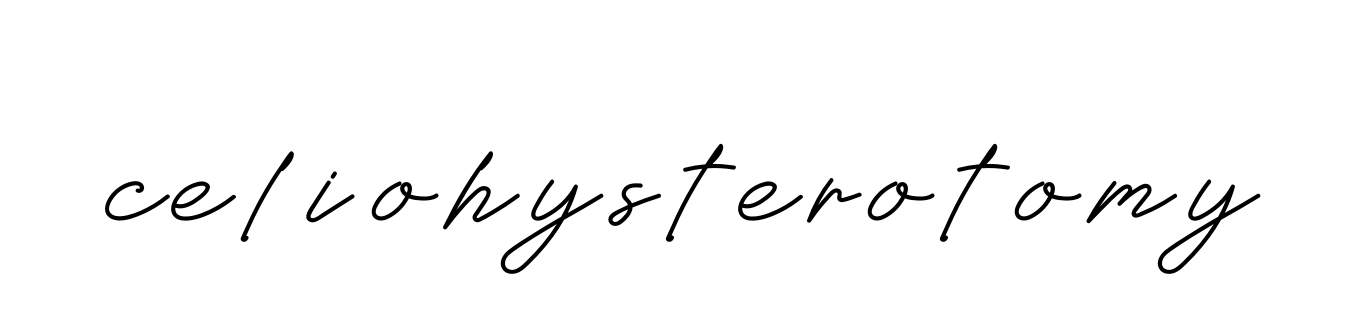 Celiohysterotomy signature