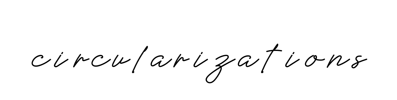 Circularizations signature