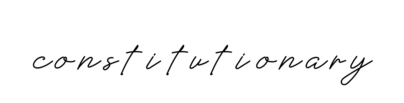 Constitutionary signature