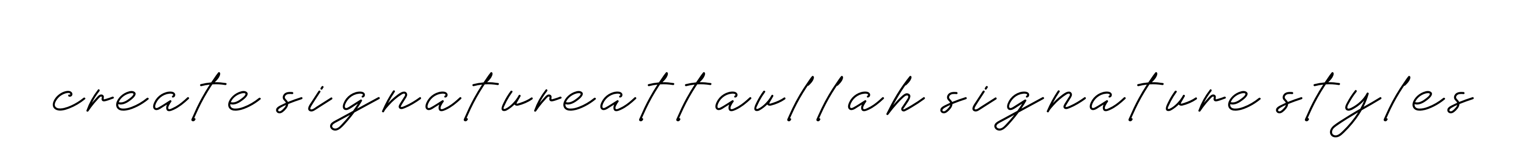 Create-signatureattaullah-signature-styles signature