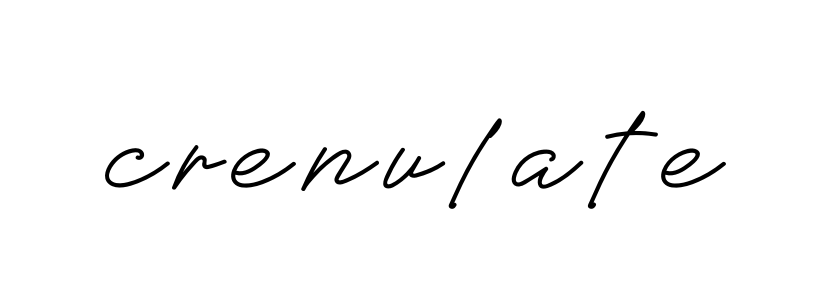 Crenulate signature
