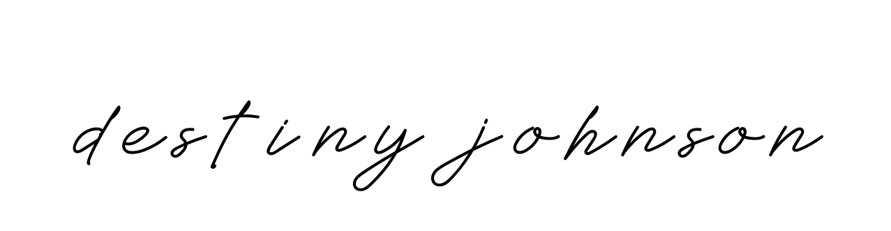 Destiny-johnson signature