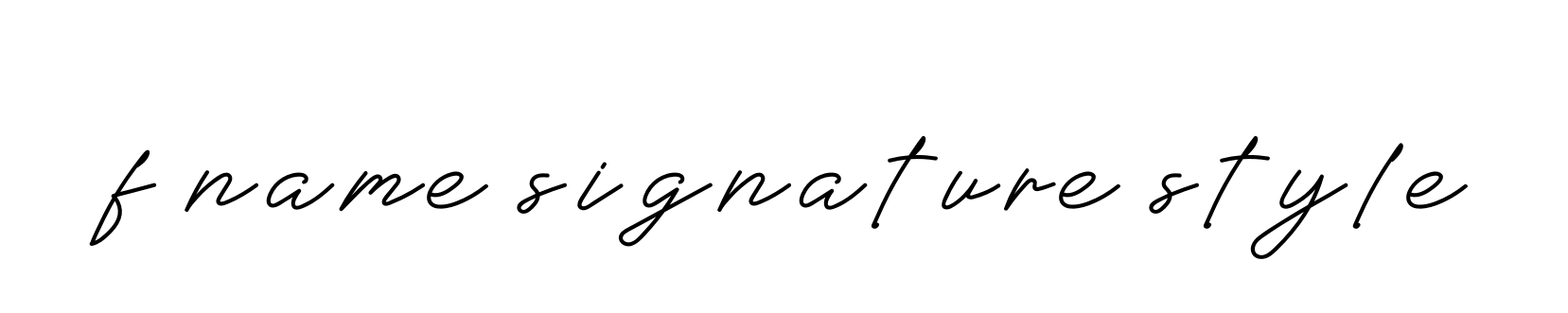 F-name-signature-style signature