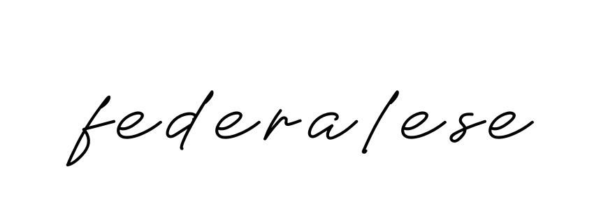Federalese signature