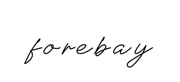 Forebay signature