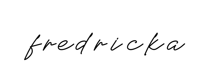 Fredricka signature