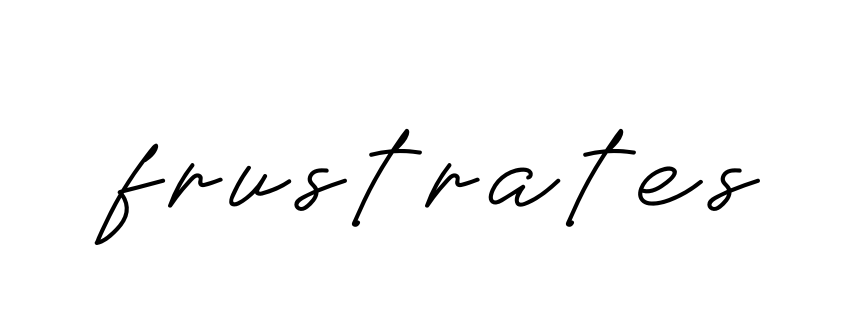 Frustrates signature