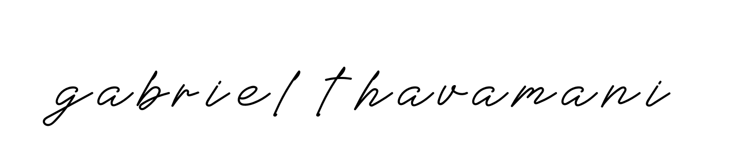Gabriel-thavamani signature