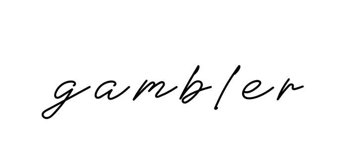 Gambler signature