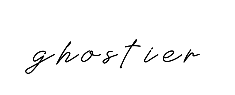 Ghostier signature